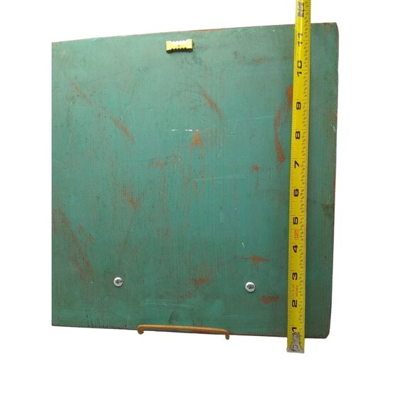 Rustic Wooden Cowboy Welcome Plaque with Barbed Wire Knobs, Unique Brown and Blu - Picture 5 of 5